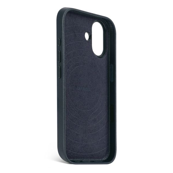 Decoded Leather Backcover MagSafe Apple iPhone 17 - Navy Shadow