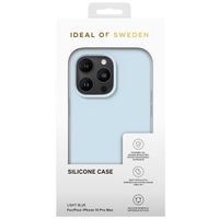 iDeal of Sweden Silicone Case iPhone 14 Pro Max - Light Blue