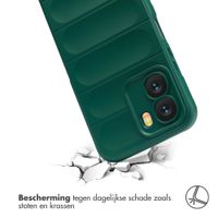 imoshion EasyGrip Backcover Oppo A6x (4G/5G) - Donkergroen