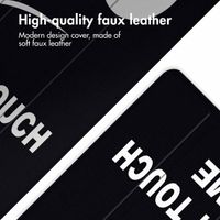 imoshion Design Trifold Case Apple iPad Pro 13 (2025) M5 / (2024) M4 - Don't touch