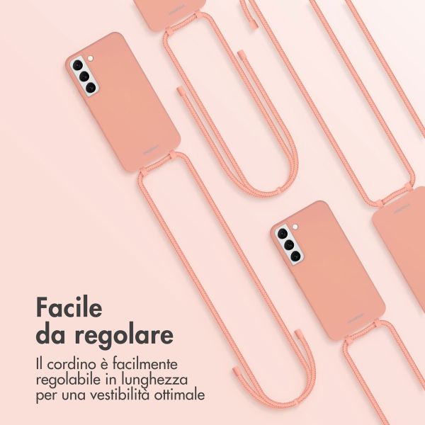 imoshion Color Backcover met afneembaar koord Samsung Galaxy S22 - Peach