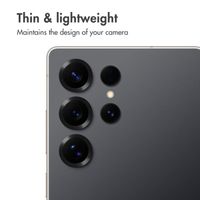 imoshion Camera Protector Glass 2-pack Samsung Galaxy S25 Ultra - Black Titanium