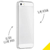 Accezz Clear Backcover Apple iPhone SE (2016) / 5 / 5s - Transparant