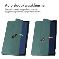 imoshion Trifold Hardcase Bookcase Samsung Galaxy Tab A9 Plus - Groen