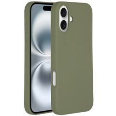 Accezz Liquid Silicone Backcover met MagSafe Apple iPhone 16 - Cooper Green