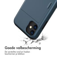 imoshion Backcover met pasjeshouder Apple iPhone 11 - Donkerblauw