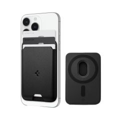 Spigen MagSafe Cardholder Valentinus voor Apple iPhone - 3 kaarten - Black