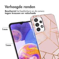 imoshion Design hoesje Samsung Galaxy A23 (5G) - Grafisch Koper / Roze