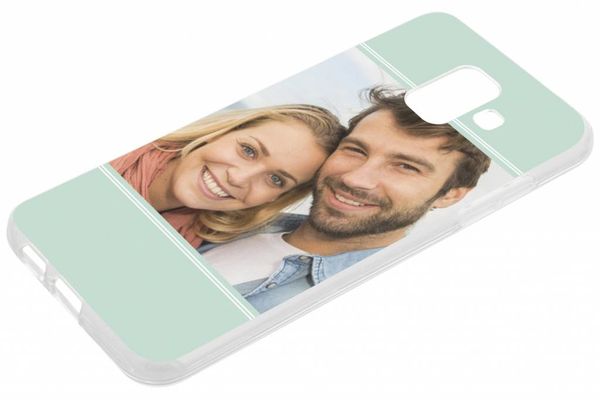 Ontwerp je eigen Samsung Galaxy A6 (2018) gel hoesje - Transparant