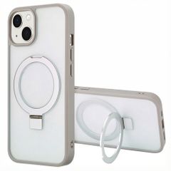 Accezz Ring Stand Backcover met MagSafe Apple iPhone 14 - Grijs