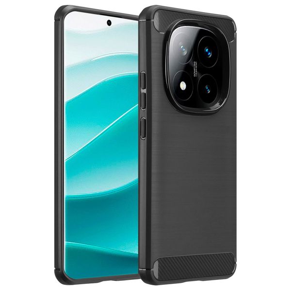 imoshion Brushed Backcover Xiaomi Redmi Note 14 Pro (5G) - Zwart