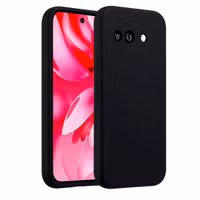 Accezz Liquid Silicone Backcover Google Pixel 9A - Zwart