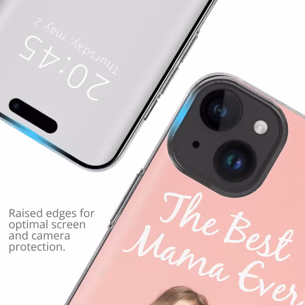 Ontwerp je eigen Clear Case Apple iPhone 15 - Transparant