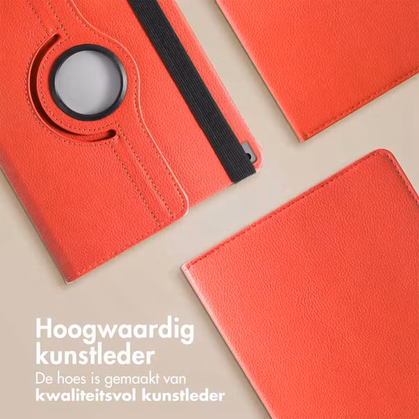 imoshion 360° draaibare Bookcase Apple iPad 9 (2021) 10.2 inch / iPad 8 (2020) 10.2 inch / iPad 7 (2019) 10.2 inch - Rood