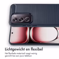 imoshion Brushed Backcover Oppo Reno 12 Pro - Donkerblauw