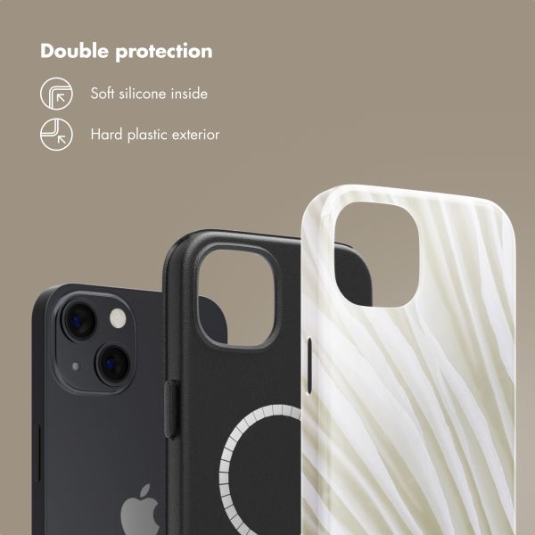 Selencia Vivid Back Cover with MagSafe Apple iPhone 13 - Nature Light Brown