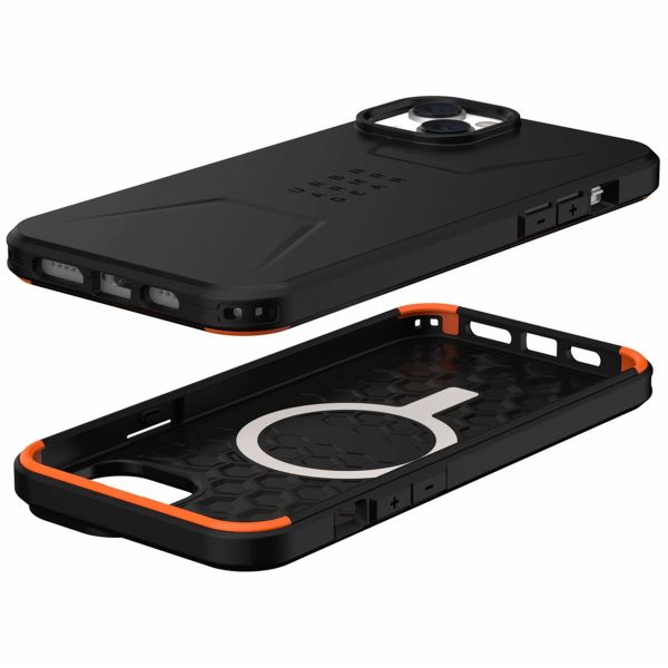 UAG Civilian Backcover MagSafe Apple iPhone 14 Plus - Zwart
