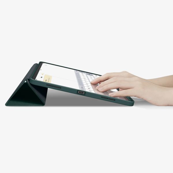 Spigen Urban Fit Bookcase iPad Air 11 inch (2024) M2 / Air 5 (2022) / Air 4 (2020) - Midnight Green