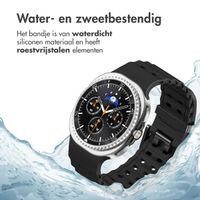 imoshion Ocean Siliconenband Samsung Galaxy Watch 8 (40/44mm) / Classic (46mm) - Zwart