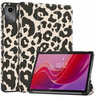 imoshion Design Trifold Bookcase Lenovo Tab M11 - Leopard