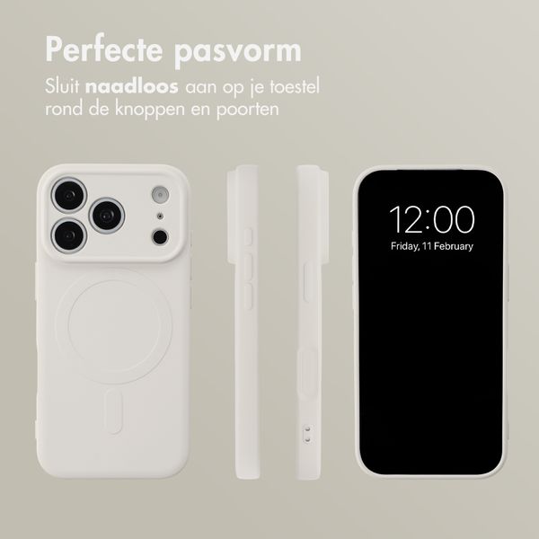 imoshion Color Backcover met MagSafe Apple iPhone 18 Pro / 17 Pro - Beige