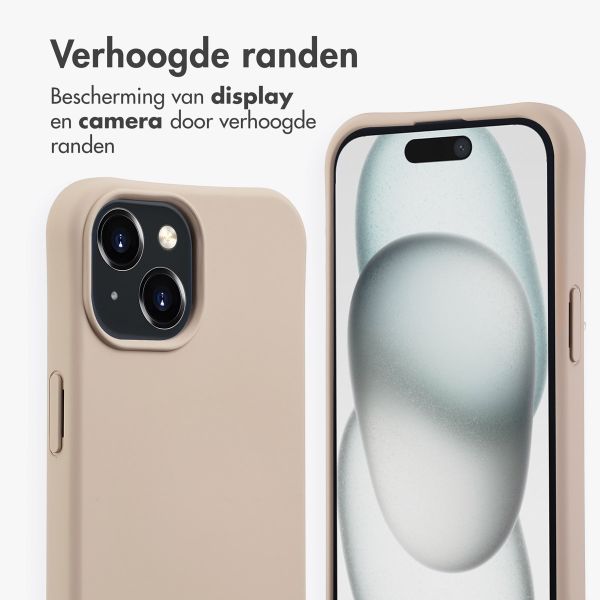 imoshion Color Backcover met afneembaar koord MagSafe Apple iPhone 15 - Nude