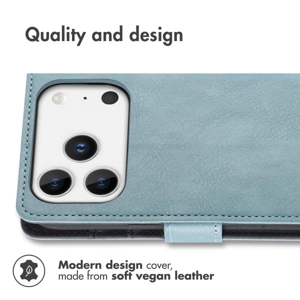 imoshion Luxury Bookcase Apple iPhone 17 Pro Max - Light Blue