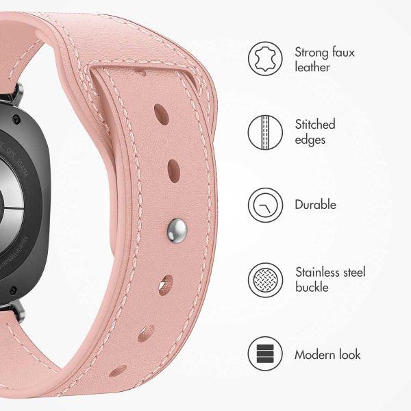 imoshion Leather strap Samsung Galaxy Watch Ultra 2 (2026) / Ultra (2024/2025) - Pink
