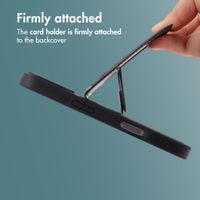 imoshion Back Cover with Card Holder and Stand Apple iPhone 17 Pro - Black