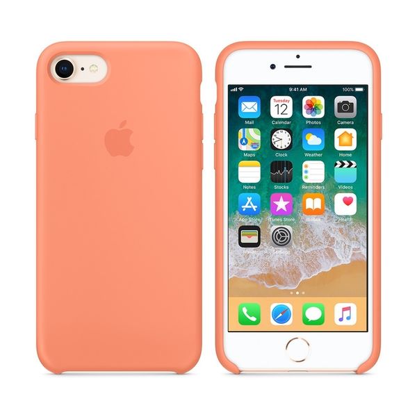 Apple Silicone Backcover Apple iPhone SE (2022 / 2020) / 8 / 7 - Peach