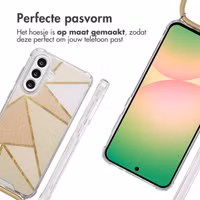 imoshion Design hoesje met koord Samsung Galaxy A56 - Beige Graphic