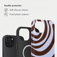 Selencia Vivid Back Cover with MagSafe Apple iPhone 15 - Dream Swirl Chocolate