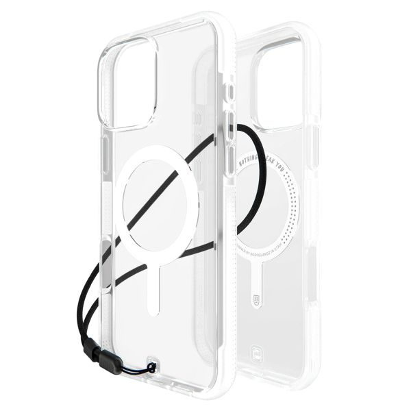 BodyGuardz Ace Pro MagSafe Backcover Apple iPhone 16 Pro Max - Clear / White