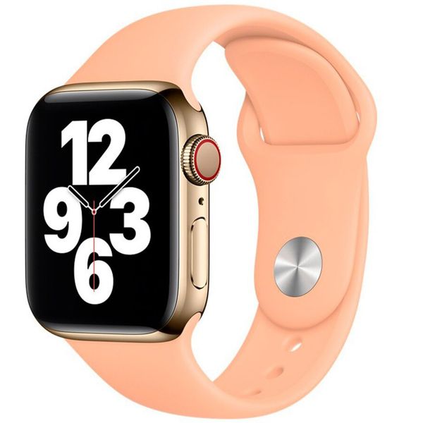 Apple Sport Band Apple Watch Series 1 t/m 10 / SE / Ultra (2) (44/45/46/49 mm) - Cantaloupe colour