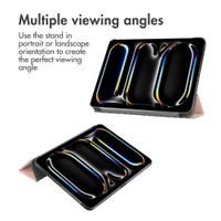 imoshion Trifold Book Case Apple iPad Pro 11 (2025) M5 / (2024) M4 - Rose Gold
