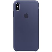 Apple Silicone Backcover Apple iPhone Xs Max - Midnight Blue