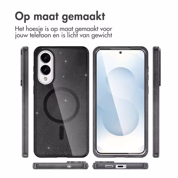 imoshion Sparkle Backcover met MagSafe Samsung Galaxy S25 Edge - Zwart