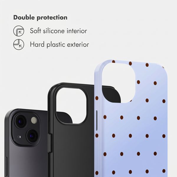 Selencia Vivid Back Cover Apple iPhone 13 - Happy Dots Digital Sky