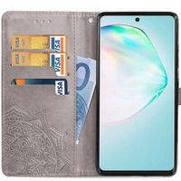 Mandala Bookcase Samsung Galaxy S10 Lite - Grijs