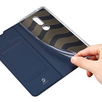 Dux Ducis Slim Softcase Bookcase Nokia 2.4 - Donkerblauw