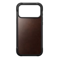 Nomad Rugged Horween Leather Backcover Apple iPhone 17 Pro Max - Rustic Brown