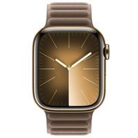 Apple Magnetic Link-bandje FineWoven Apple Watch Series 1 t/m 9 / SE (38/40/41 mm) | Series 10 / 11 (42 mm) - Maat S/M - Taupe