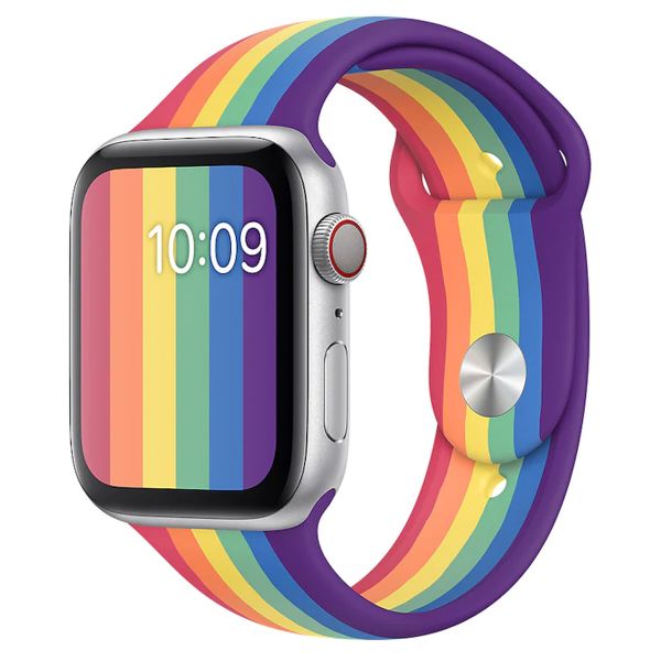 Apple Sport Band Apple Watch Series 1 t/m 10 / SE / Ultra (2) (44/45/46/49 mm) - Pride Edition