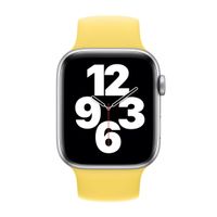 Apple Siliconen solobandje Apple Watch | 44/45/46/49 mm - Maat 8 - Ginger