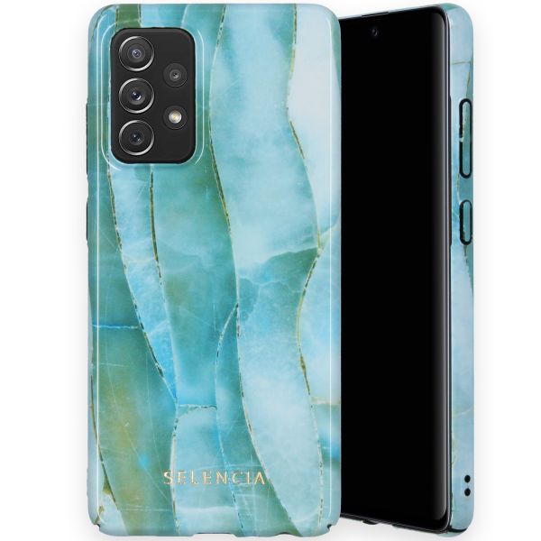 Selencia Maya Fashion Backcover Samsung Galaxy A72 - Agate Blue