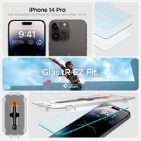 Spigen GLAStR EZ Fit Screen Protector 2 Pack + Applicator Apple iPhone 14 Pro