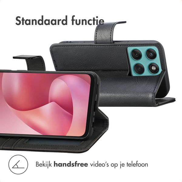 imoshion Luxe Bookcase Motorola Moto G57 Power - Zwart