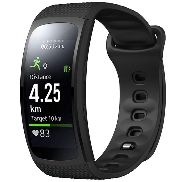 imoshion Siliconen bandje Samsung Gear Fit 2 / 2 Pro - Zwart