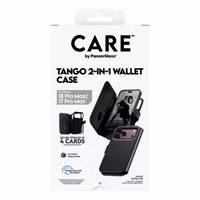 CARE by PanzerGlass Tango 2 in 1 Wallet Case MagSafe Apple iPhone 18 Pro Max / 17 Pro Max - Zwart