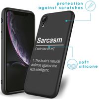 imoshion Design hoesje iPhone Xr - Quote - Zwart